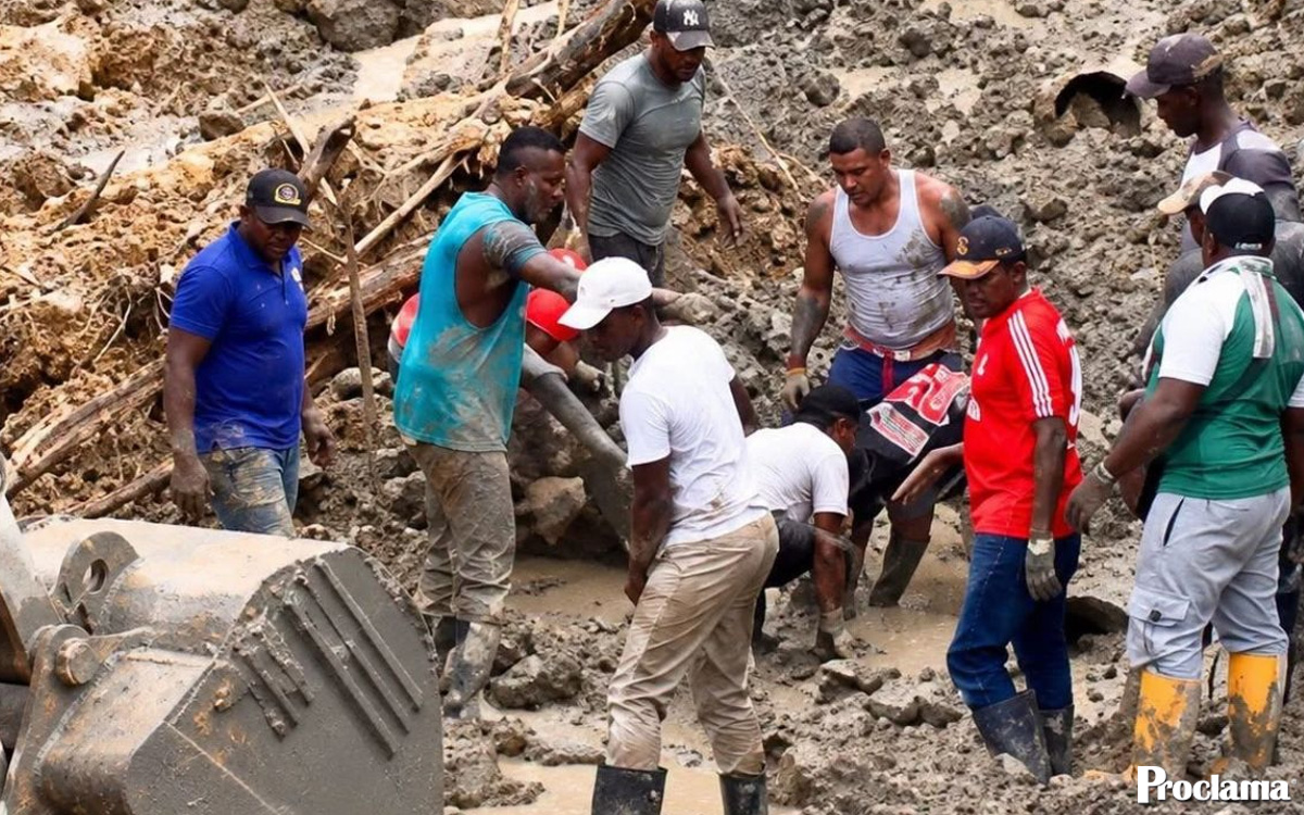 Derrumbe minero en Nariño deja 14 muertos