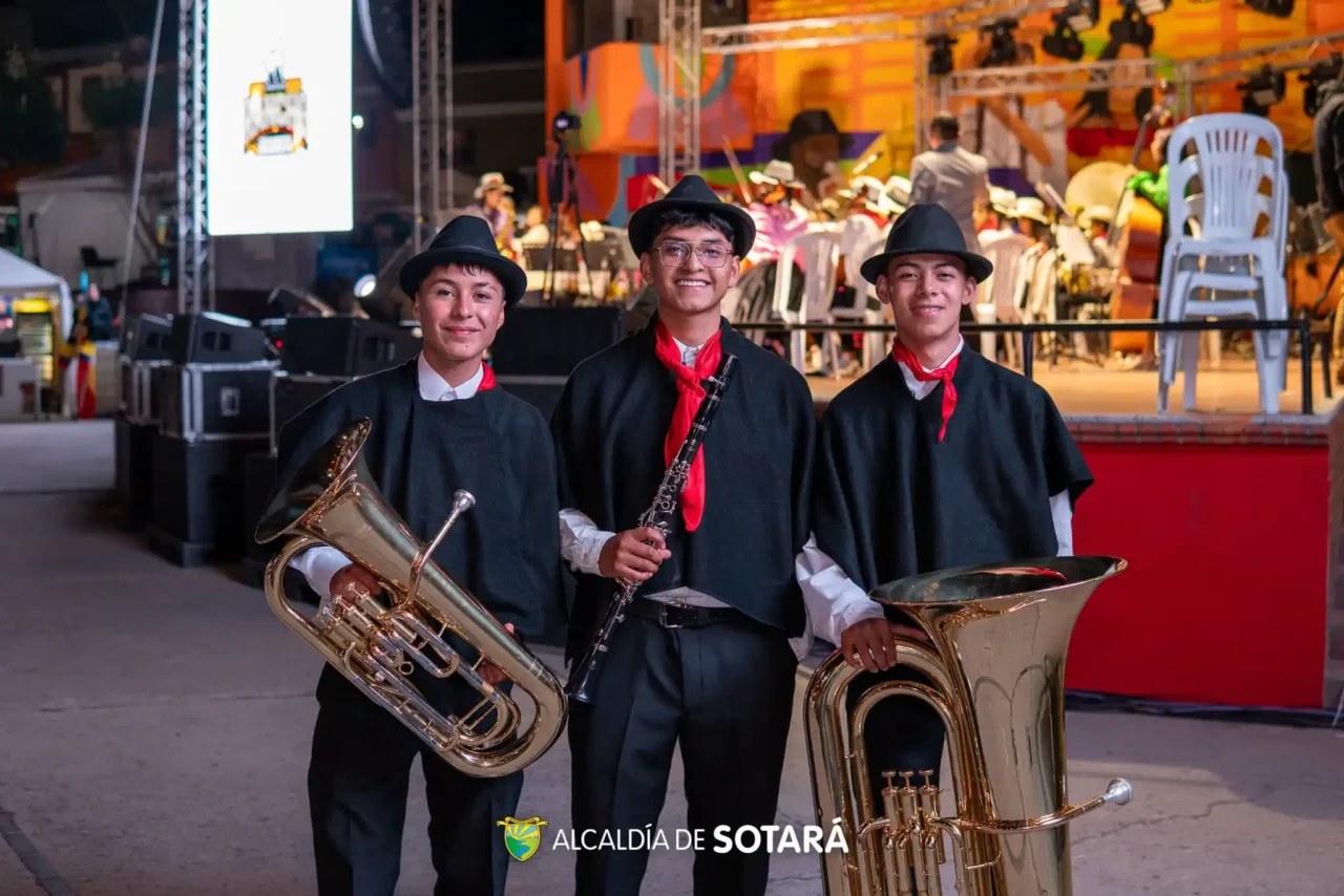 Jóvenes de Sotará llevaron su música hasta Paipa