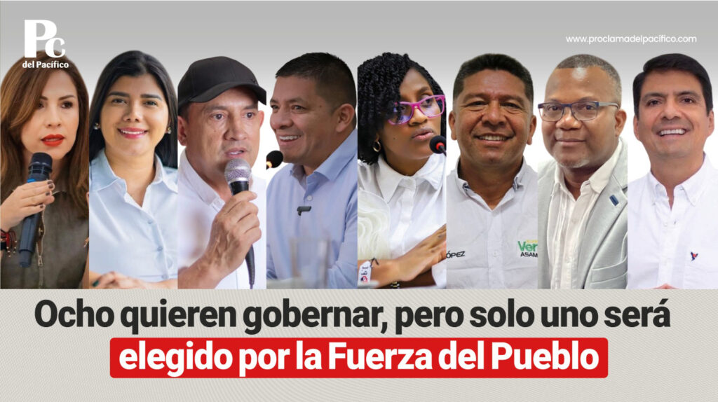Ocho quieren gobernar, pero solo uno será elegido por la Fuerza del Pueblo