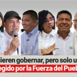 Ocho quieren gobernar, pero solo uno será elegido por la Fuerza del Pueblo