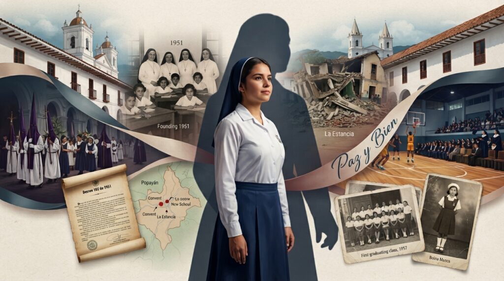 LAS FRANCISCANAS: 75 AÑOS EN EL CORAZÓN DE POPAYÁN