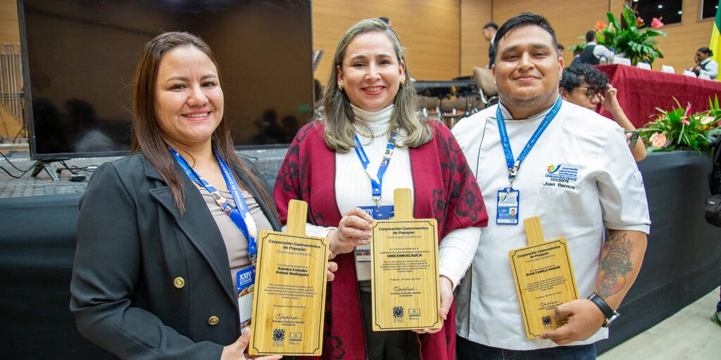Unicomfacauca, reconocida por gastronomía y desarrollo territorial