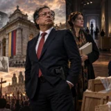 Ilustracion politica sobre censura artistica memoria historica y retiro de obras de un museo colombiano