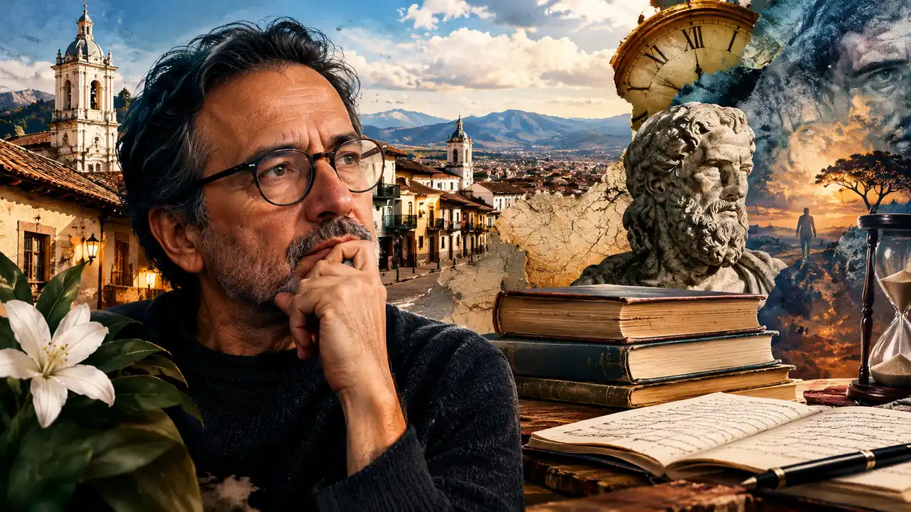 Victor Paz Otero y los simbolos del tiempo y la reflexion en Aforismos y alteraciones