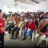 Almaguer llevó orientación social y sanitaria a Caquiona