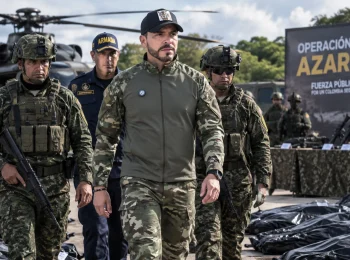 Abelardo De La Espriella durante una operación militar en Guaviare