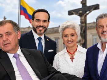 Alejandro Ordoñez Abelardo de la Espriella Ilva Myriam Hoyos y Carlos Suaez en composicion editorial