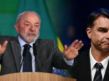 Lula da Silva y Bolsonaro en composición editorial sobre la confrontación política en Brasil